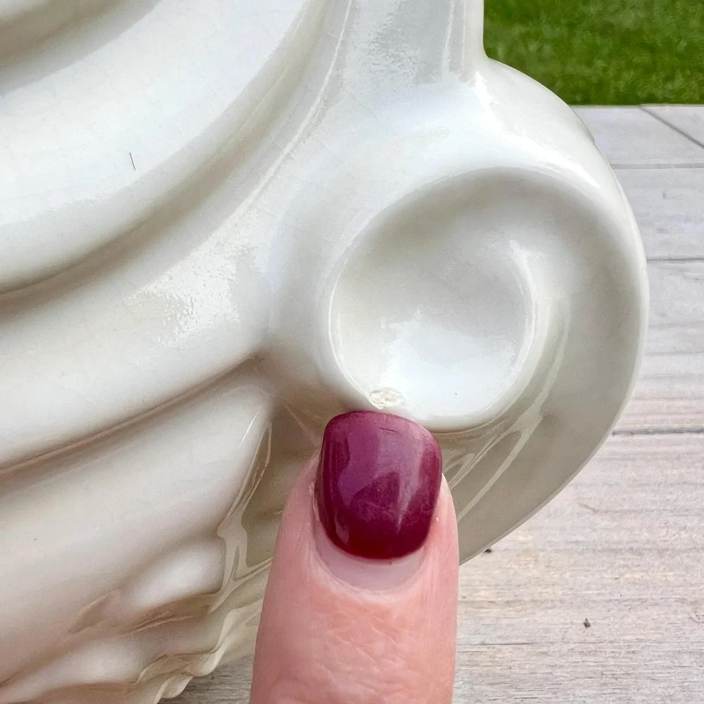 Old Vintage Ceramic White Swan Planter Vase | Made in USA